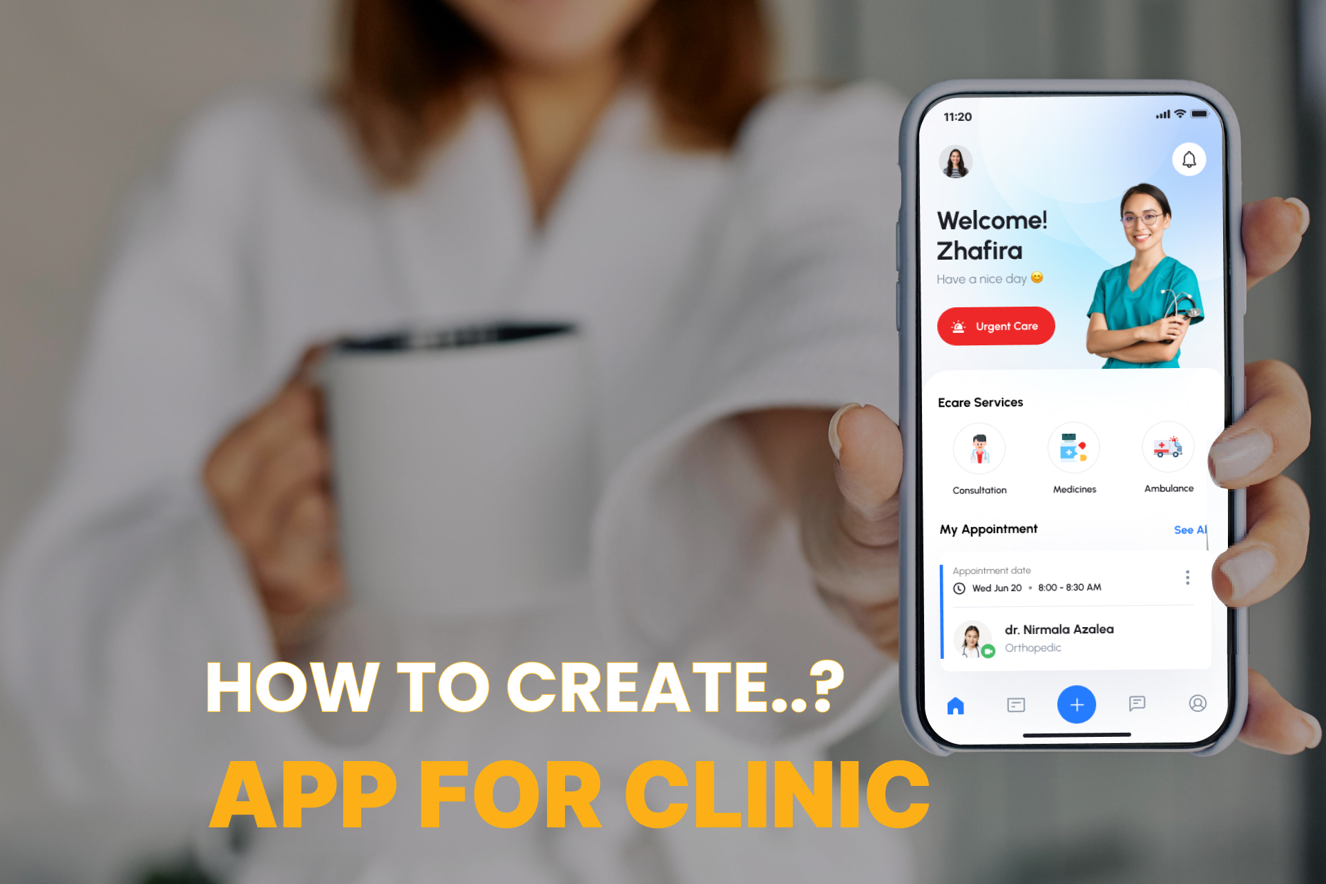 mobile app for clinics