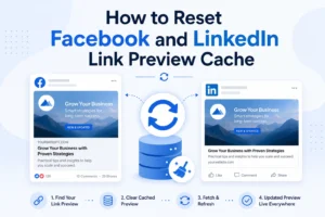 How to Reset Facebook and LinkedIn Link